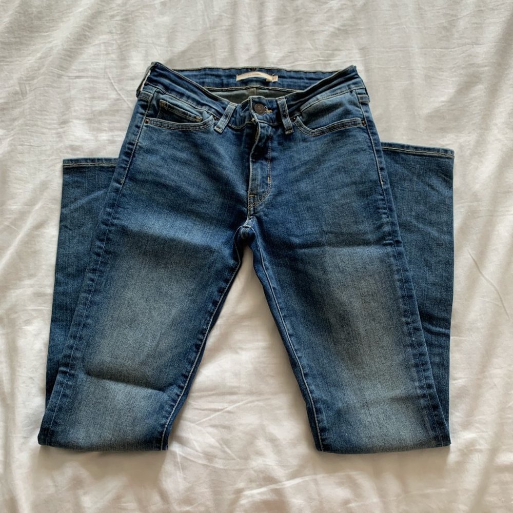 Levi's Skinny Jeans - Mid Rise Jeans - Levi's 711 - Size 27 (W27 L30)